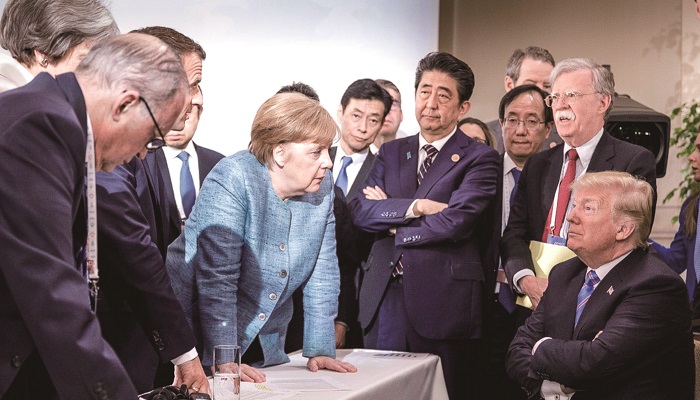 앙겔라 메르켈 독일 총리가 미국 관세정책에 보복조치를 준비하고 있다고 밝혔다.[사진=뉴시스]