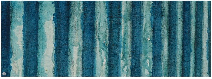❶청색, 1972, 캔버스에 유채, 70×69.7㎝
