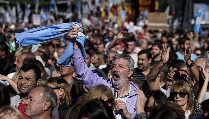 국제통화기금(IMF)의 구제금융을 받은 아르헨티나의 경제 불안이 계속되고 있다.[사진=뉴시스]