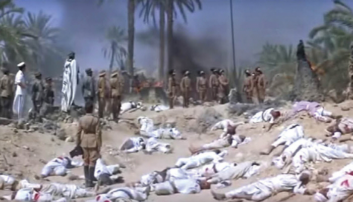 리비아 반군과 양민을 향한 이탈리아군의 무차별적 학살이 자행됐다.[사진=더스쿠프 포토]