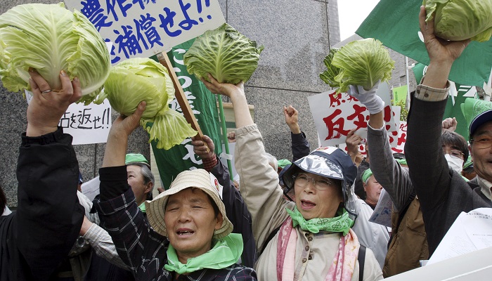 중국은 2012년 후쿠시마 원전 사고 후 후쿠시마 주변 지역 농산물 수입을 금지해왔다.[사진=뉴시스]
