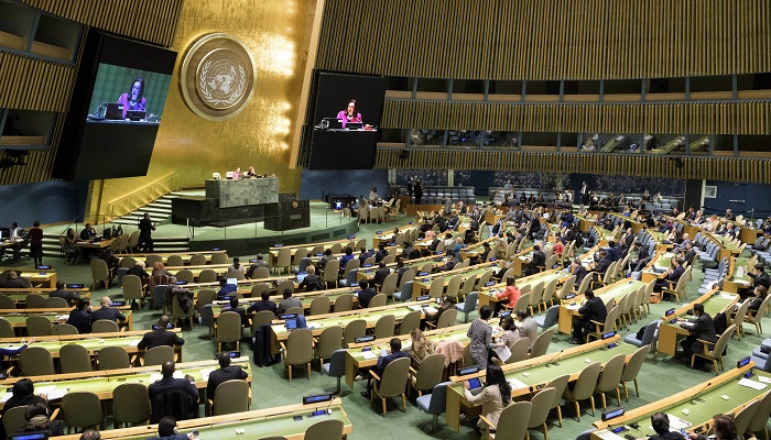 일본이 1983년부터 유지해온 유엔 분담금 2위 자리를 중국에 내줬다.[사진=뉴시스]