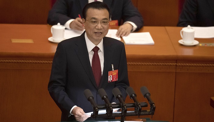 리커창 중국 총리가 6%대 성장률을 유지하는 것이 쉽지 않다고 밝혔다.[사진=뉴시스]