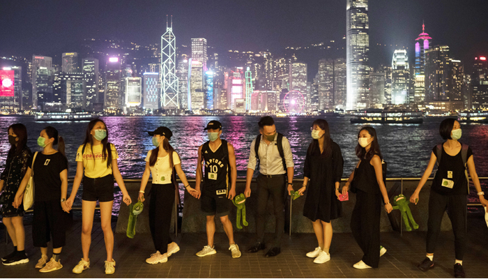 중국 관영매체가 홍콩 시위의 주요 원인을 홍콩의 높은 집값 때문이라고 주장하고 있다.[사진=뉴시스]