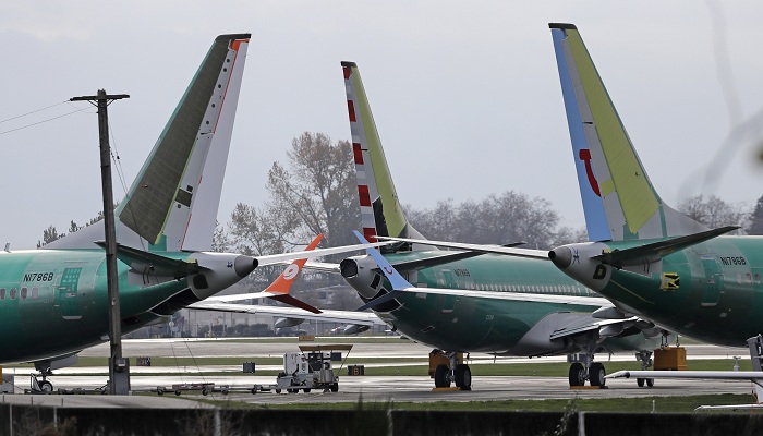 보잉이 운항이 정지된 737맥스 기종의 생산 중단을 선언했다.[사진=뉴시스]