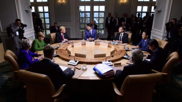 영국과 캐나다는 러시아가 크림반도 문제를 해결하기 전까진 G7에 합류해선 안 된다고 주장했다.[사진=뉴시스]