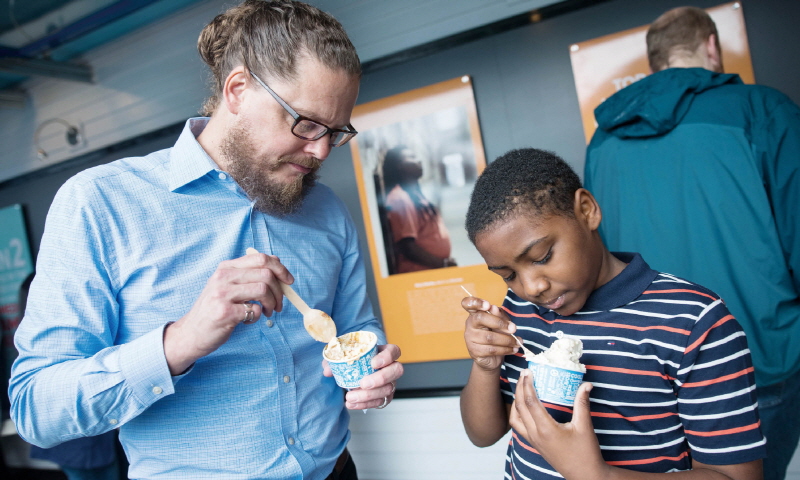 미국 아이스크림업체 벤&제리스는 사회정의를 향해 목소리를 내는 기업으로 유명하다.[사진=벤&제리스 홈페이지]