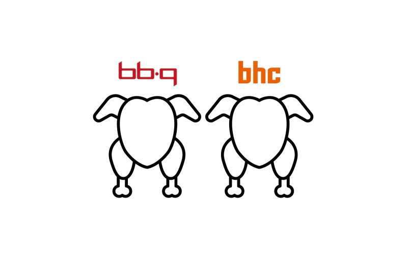 BBQ와 bhc는 소비자 만족도가 높은 브랜드가 아니다. 그럼에도 둘은 소비자 없는 싸움을 거듭하고 있다. [일러스트=게티이미지뱅크, 더스쿠프 포토]