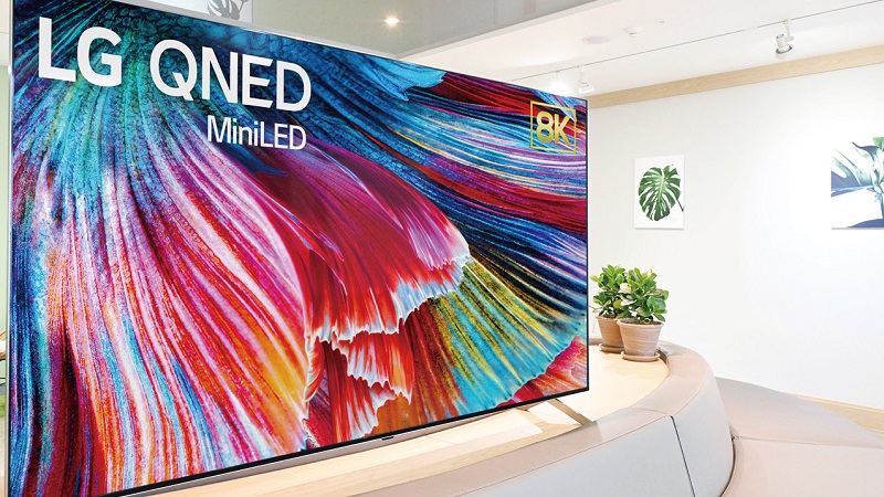 2020년 12월 29일 LG전자가 미니LED TV 라인업인 QNED TV를 공개했다.[사진=LG전자 제공]