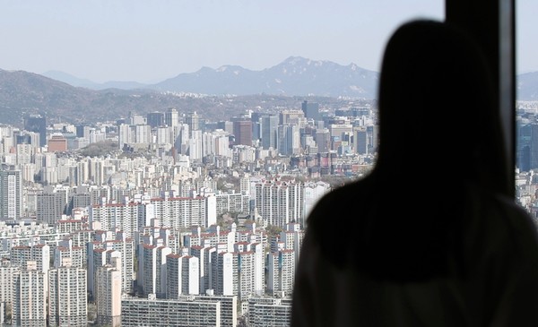 서울 전세 가격이 2020년 7월에서 2021년 4월까지 20% 이상 올랐다는 분석이 나왔다.[사진=뉴시스]