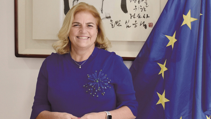 마리아 카스티요 페르난데즈 주한 EU 대사는 “더욱 다양한 EU 농식품을 합리적인 가격에 선보이겠다”고 말했다.[사진=INR 제공]