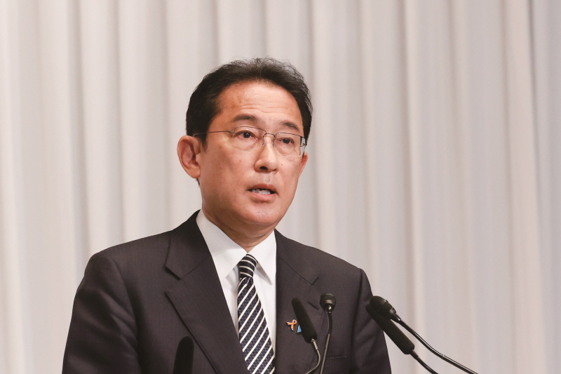 기시다 후미오 일본 총리의 지지율이 역대 두번째로 낮은 수치를 기록했다.[사진=뉴시스]