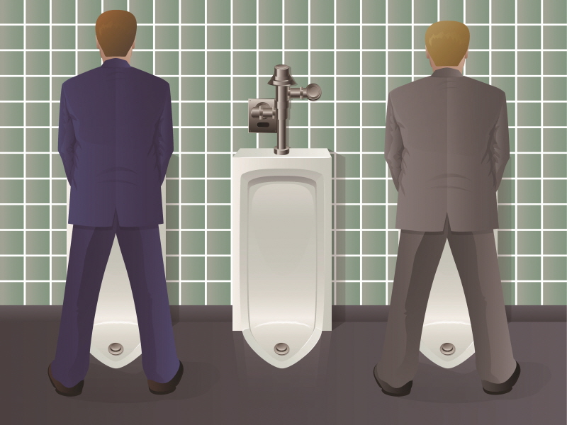 화장실 가는 빈도가 잦아졌거나 잔뇨감이 있다면 전립선 비대증을 의심해 봐야 한다.[일러스트=게티이미지뱅크]