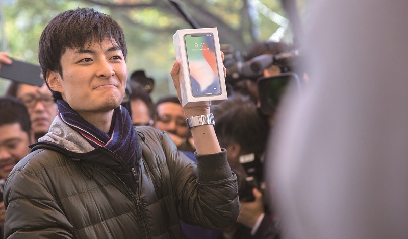 일본 소비자들의 아이폰 사랑은 극진하다.[사진=뉴시스]