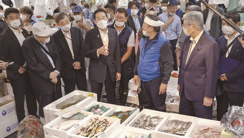 일본 정부와 기업들이 자국 내 수산물 소비 촉진 운동에 나섰다.[사진=뉴시스]