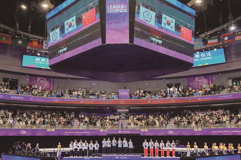 항저우 아시안게임에 출전한 한국 대표팀이 e스포츠가 첫 정식 종목으로 채택된 이번 대회에서 총 4개의 메달을 따냈다.[사진=연합뉴스]
