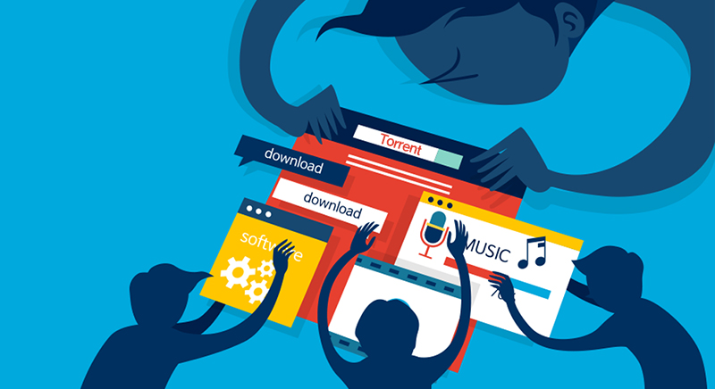 토렌트를 썼다는 이유로 저작권법 위반 혐의로 고소당하는 이들이 늘고 있다. [일러스트 | 게티이미지뱅크]