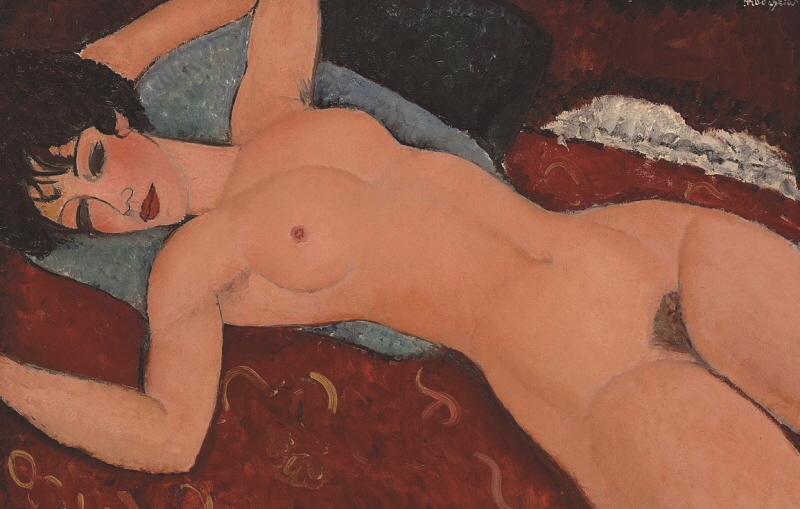 아메데오 모딜리아니 ‘Nude rosso’. [그림 | 위키 미디어]