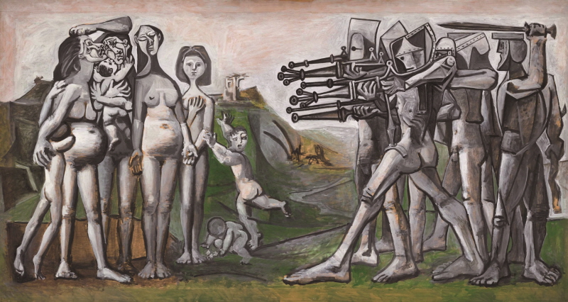 파블로 피카소, 한국에서의 학살. 1951년  [그림 | 위키백과]