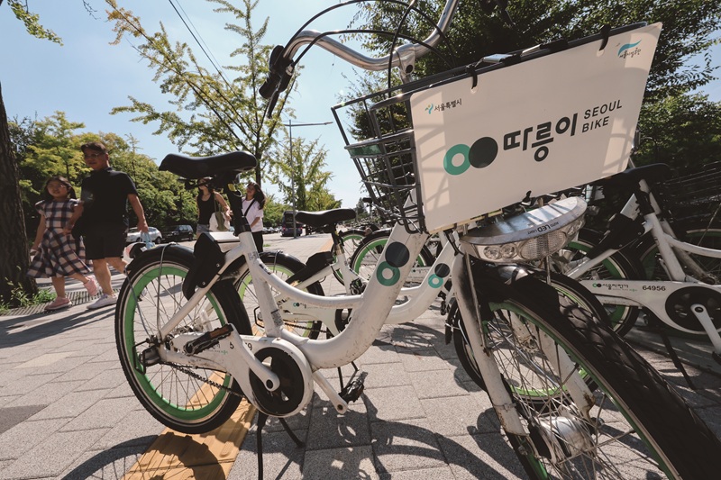 따릉이가 올해로 10살을 맞았다.[사진｜뉴시스]