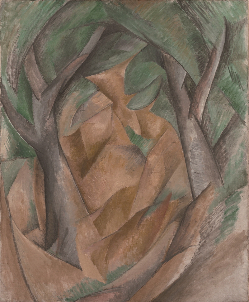 조르주 브라크만, 에스타크의 나무들. [그림 | 위키피디아]